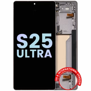 OLED Assembly With Frame For Samsung Galaxy S25 Ultra 5G (Service Pack) (US & International) (Titanium Pink Gold / Jade Green / Grey)