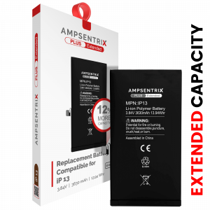 Replacement Battery For iPhone 13 (AmpSentrix Plus Extended)