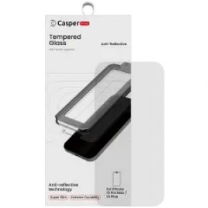 Casper Snap Tempered Glass Compatible For iPhone 13 Pro Max / 14 Plus (Retail Pack) (AR Clear)
