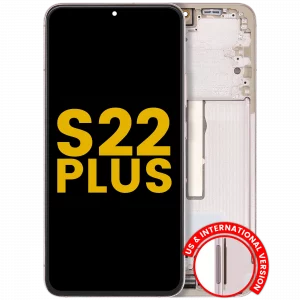 OLED Assembly With Frame For Samsung Galaxy S22 Plus 5G (US & International Version) (Refurbished) (Pink Gold / Violet)