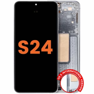 OLED Assembly With Frame For Samsung Galaxy S24 5G (US & International Version) (Blemish: Grade C) (Sapphire Blue)