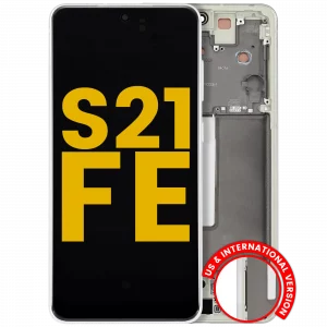 OLED Assembly With Frame For Samsung Galaxy S21 FE 5G (US & International) (Refurbished) (Olive Green)