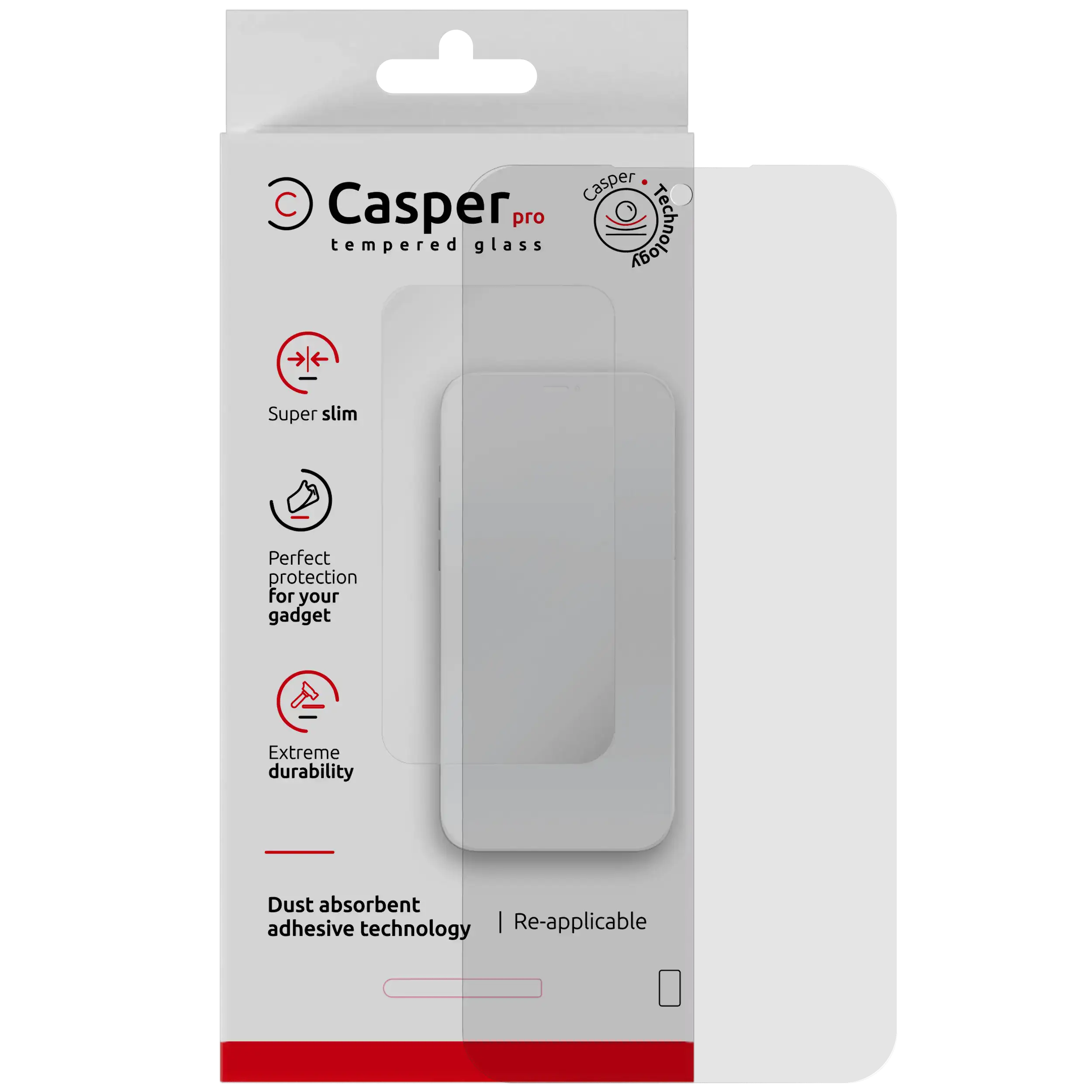 Casper Pro Tempered Glass For Samsung Galaxy S22 Plus (Case Friendly) (Retail Pack)
