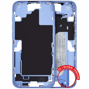 Mid-Frame Housing W/ Small Parts For iPhone 16 Plus (EU / Global Version) (Used OEM Pull: Grade A) (Ultramarine)