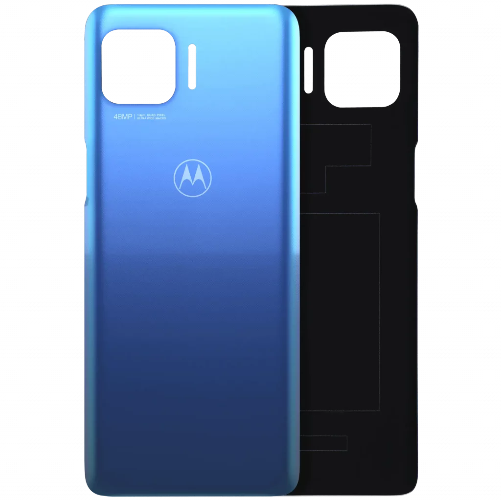 Back cover Glass For Motorola Moto G 5G Plus (XT2075-3 / 2020) (Genuine OEM) (Surfing Blue)