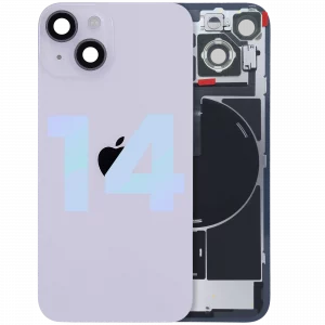 Back Glass w/ MagSafe Magnet & NFC & Flashlight Flex For iPhone 14 (Genuine OEM) (Purple)