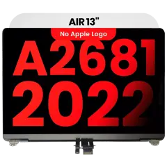 Complete LCD Screen Assembly For MacBook Air 13" (A2681 / Mid 2022) (Aftermarket Plus) (Silver)