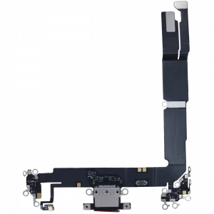 Charging Port Flex Cable With Board For iPhone 16 Plus (Genuine OEM) (Black)