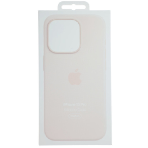 Silicone Case with MagSafe For iPhone 15 Pro (OEM Grade New) (Light Pink)