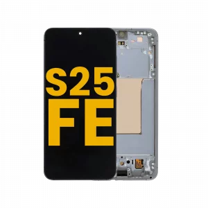 OLED Assembly With Frame For Samsung Galaxy S25 FE 5G (US & International Version) (Refurbished) (Jetblack)