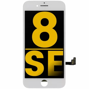 LCD Assembly With Steel Plate For iPhone 8 / SE (2020 / 2022) (Refurbished) (White)