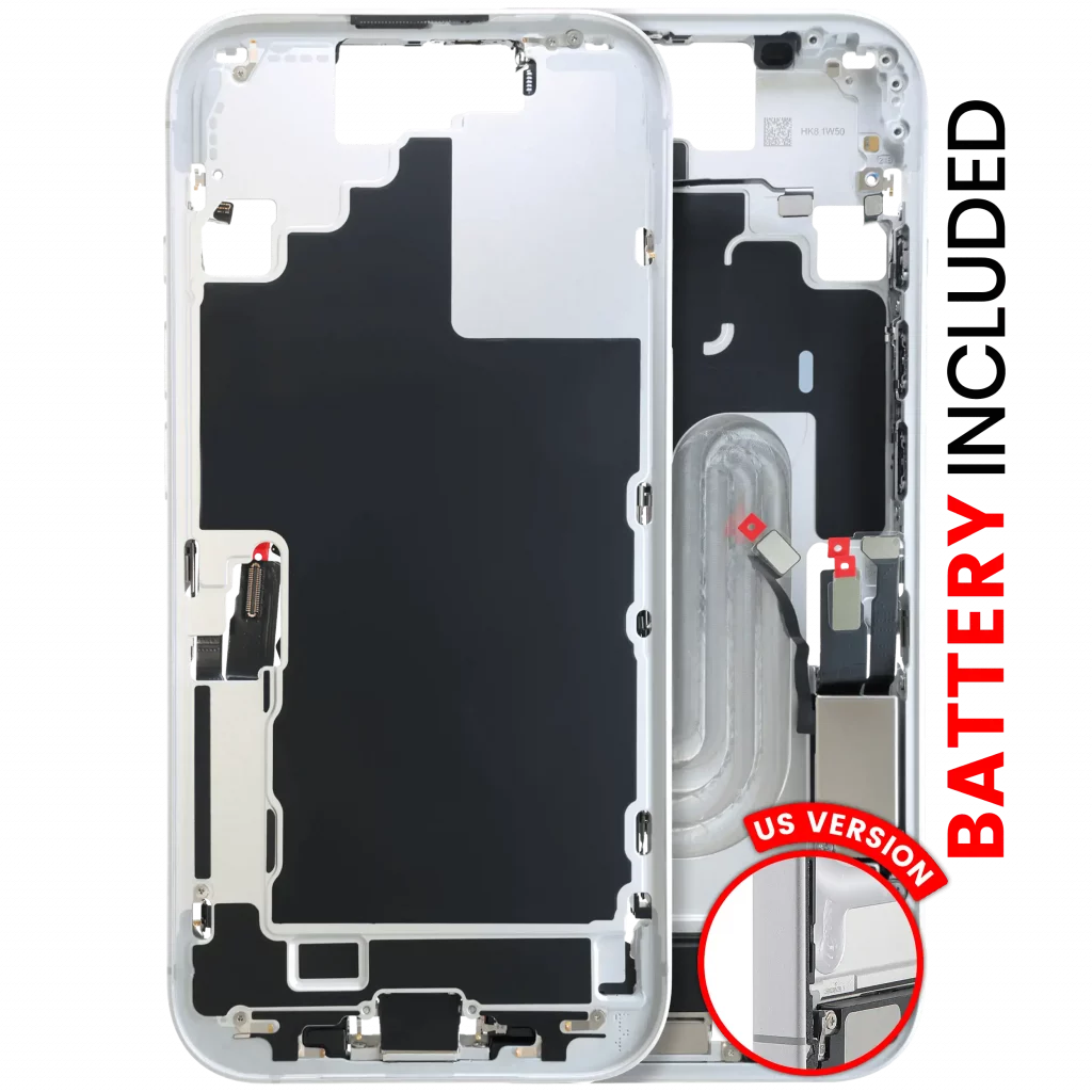 Back Housing Including Battery For iPhone 17 (Genuine OEM) (US Version) (White)