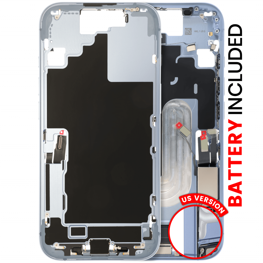 Back Housing Including Battery For iPhone 17 (Genuine OEM) (US Version) (Mist Blue)