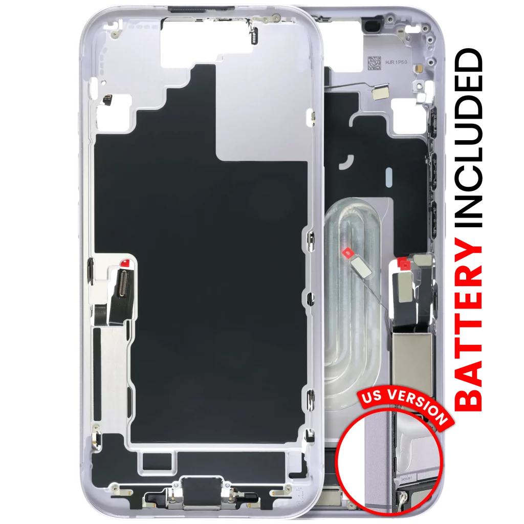 Back Housing Including Battery For iPhone 17 (Genuine OEM) (US Version) (Lavender)