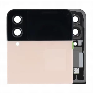 Outer OLED Assembly For Samsung Galaxy Z Flip 4 5G (Used OEM Pull: Grade B/C) (Pink Gold)
