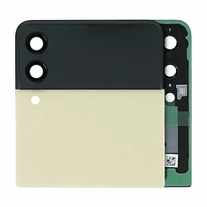Outer OLED Assembly For Samsung Galaxy Z Flip 3 5G (Used OEM Pull: Grade B/C) (Cream)