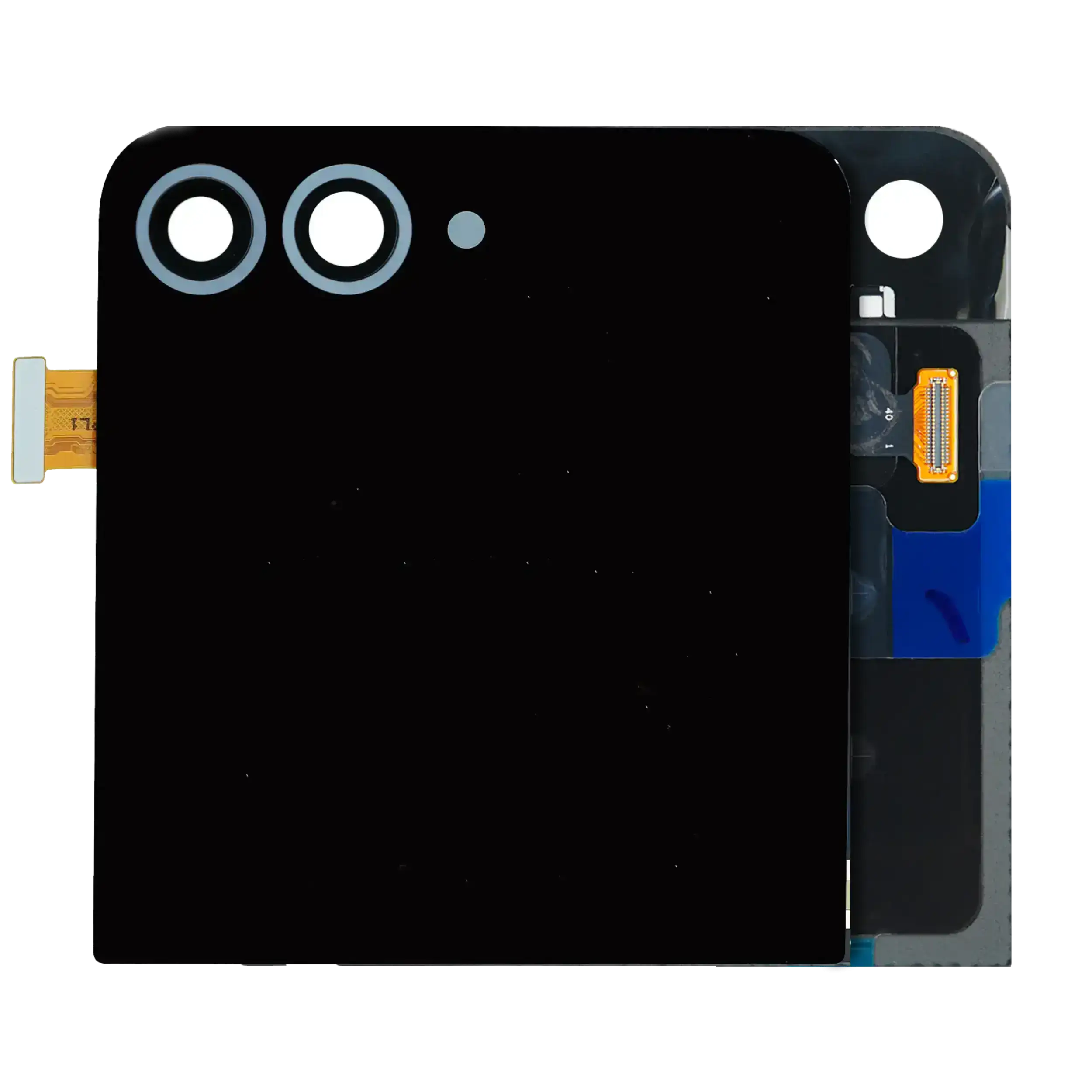 Outer OLED Assembly For Samsung Galaxy Z Flip 6 5G (US & International) (Used OEM Pull: Grade B/C) (Blue)