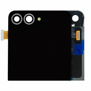 Outer OLED Assembly For Samsung Galaxy Z Flip 6 5G (US & International) (Used OEM Pull: Grade A/B) (Silver Shadow)