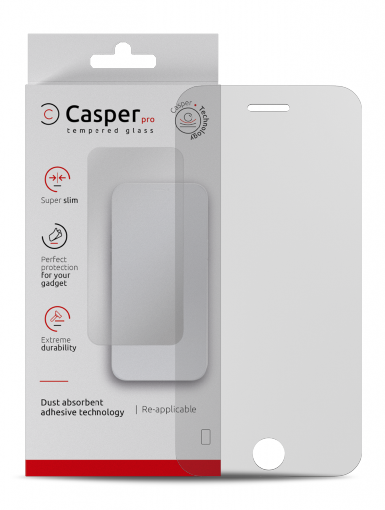 Casper Pro Tempered Glass For iPhone 8 Plus / 7 Plus (Retail Pack) (Matte)