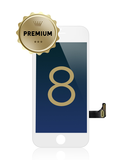 LCD Assembly For iPhone 8 (Refurbished : FOG) (White)