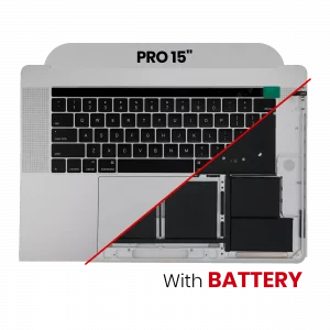 Top Case with Battery and Keyboard (ISO UK) For MacBook Pro 15" A1707 (2016-2017) (Space Gray)