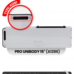 Battery (A1281) For MacBook Pro 15" A1286 (2008-2009)