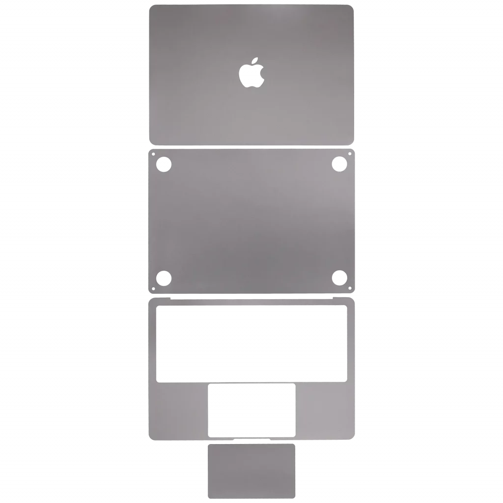 4in1 (Top, Bottom, Keyboard, Trackpad) Skin For MacBook Air 13" (A3113 / 2024) (M3) (Gray) duplicated sku 107282226115