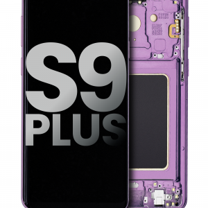 OLED Assembly With Frame For Samsung Galaxy S9 Plus (Used OEM Pull: Grade B/C) (Lilac Purple)