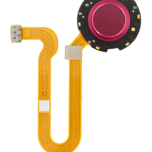 Fingerprint Reader With Flex Cable For Motorola One Hyper (XT2027-1 / 2020) (Genuine OEM) (Magenta)