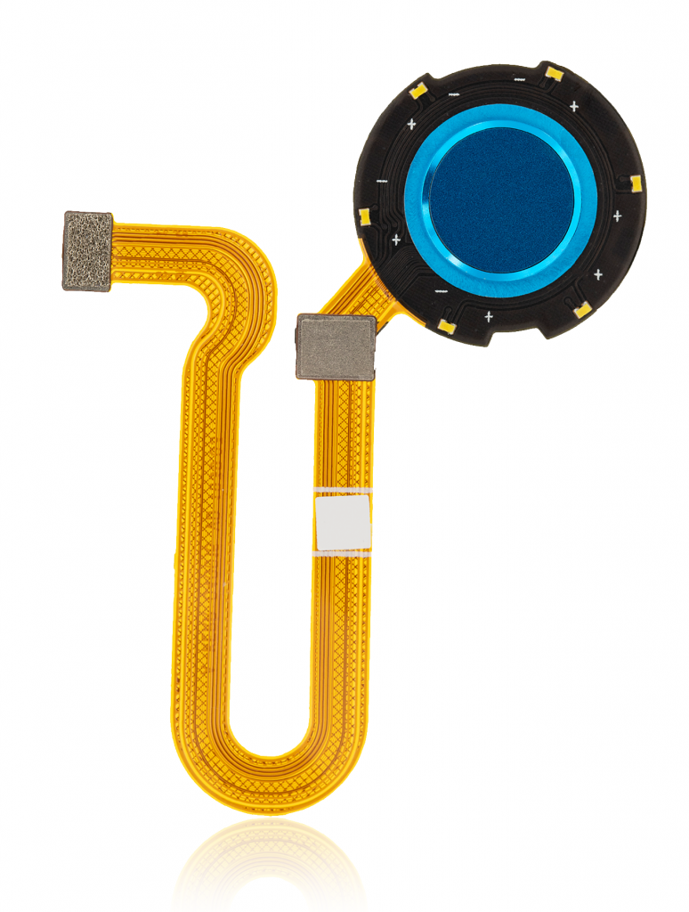 Fingerprint Reader With Flex Cable For Motorola One Hyper (XT2027-1 / 2020) (Genuine OEM) (Deep Sea Blue)