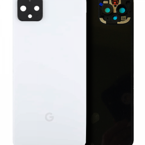 Back Glass For Google Pixel 4 (Genuine OEM) (Clearly White)