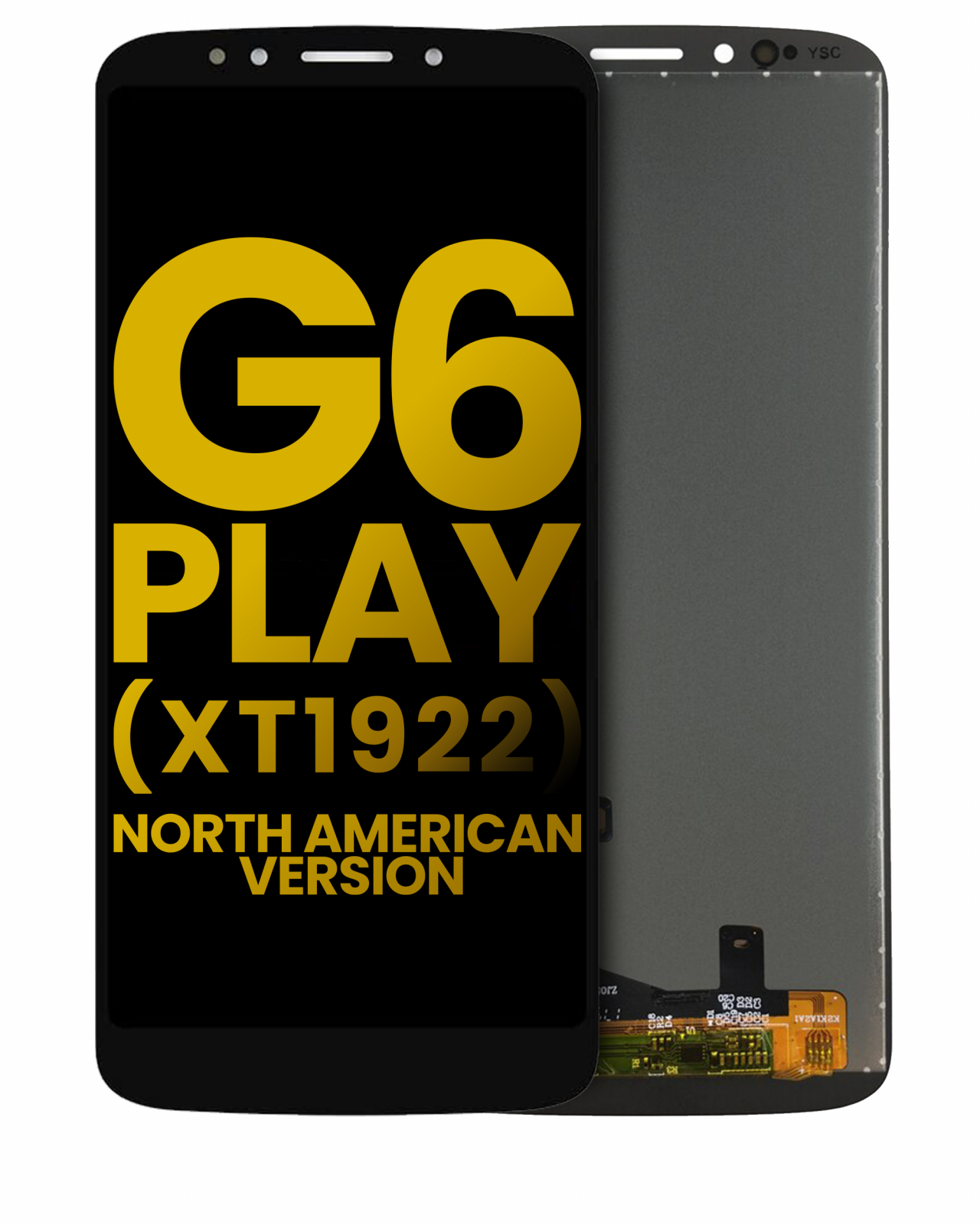LCD Assembly Without Frame For Motorola Moto G6 Play (XT1922 / 2018) (US Version) (Black)