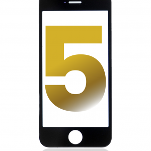 Glass With Frame For iPhone 5 (Black)
