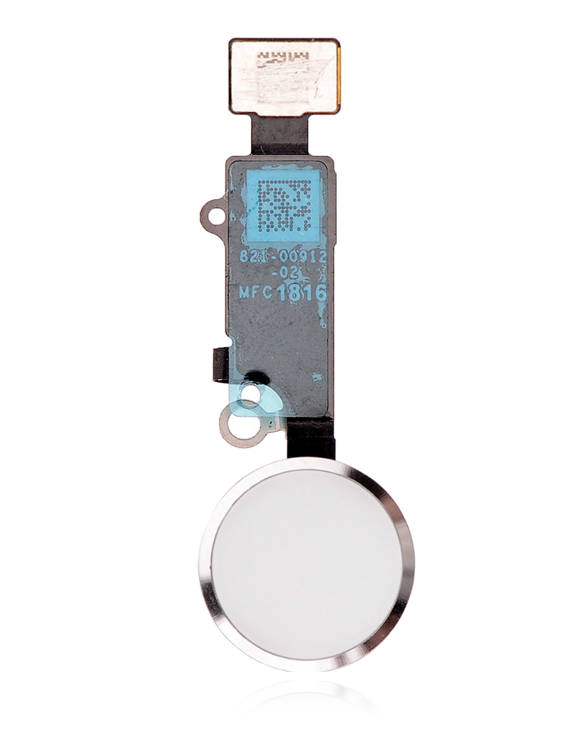 Home Button With Flex Cable For iPhone 7 / 7 Plus / 8 / 8 Plus / SE (2020) / SE (2022) (Silver) (Warning: For Cosmetic Use Only)