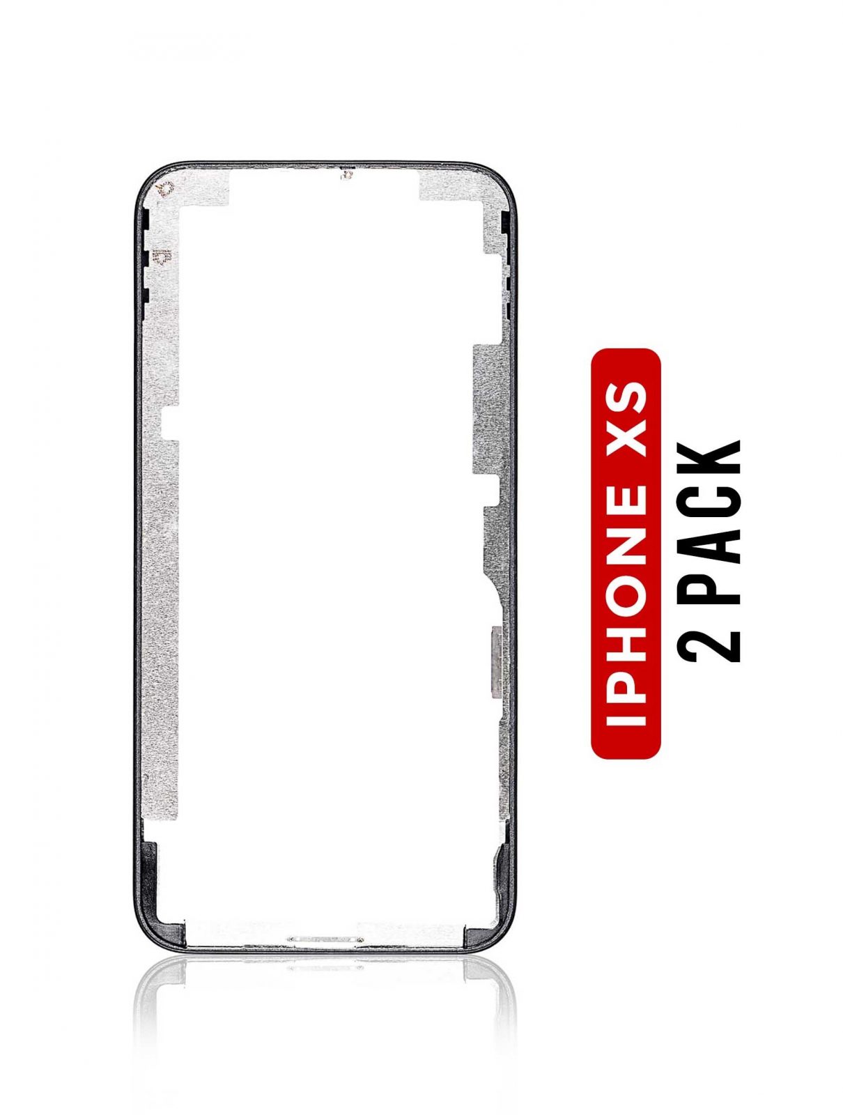 Frame Without Glue For iPhone XS ( 2 Pack)