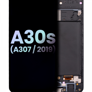 OLED Assembly With Frame For Samsung Galaxy A30s (A307 / 2019) (Service Pack) (All Colors)