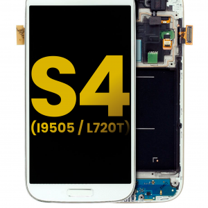 OLED Assembly With Frame For Samsung Galaxy S4 (i9505 / L720T) (International / Sprint (GSM Model) (Refurbished) (White)