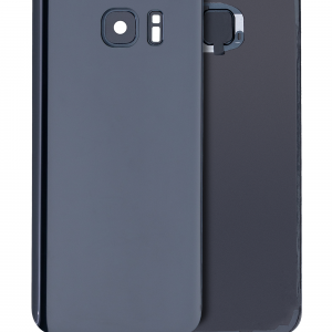 Back Cover Glass With Camera Lens For Samsung Galaxy S7 (Service Pack) (Black Onyx)