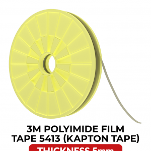 Heat Resistant Kapton Polyimide Tape (5MM x 33M) (3M Model # 5413)