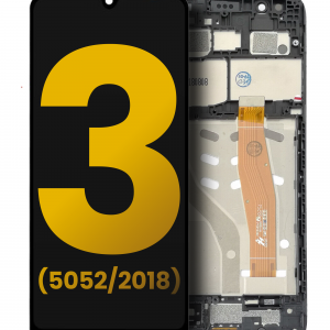 LCD Assembly With Frame For Alcatel 3 (5052 / 2018) (Refurbished) (Black)