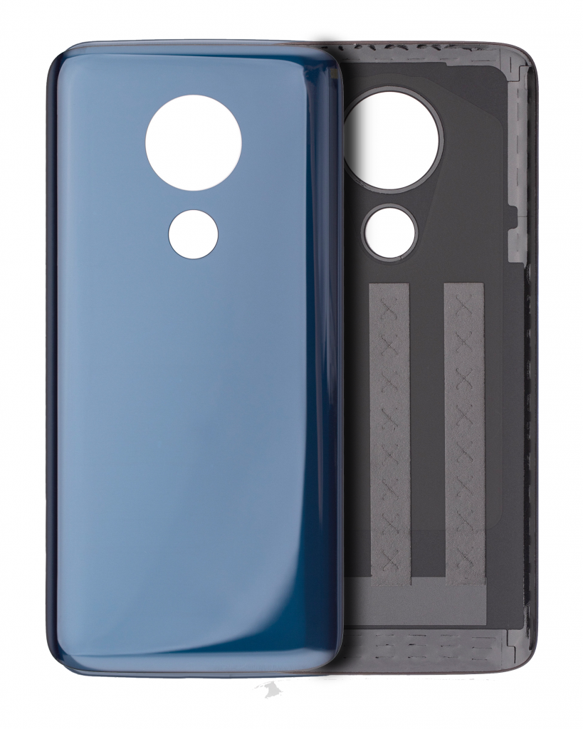 Back cover Glass For Motorola Moto G7 Power (XT1955 / XT1955-5 / XT1955-6 / XT1955-7 2019) (US Version) (Genuine OEM) (Marine Blue)