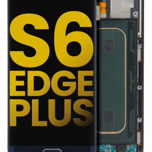 OLED Assembly With Frame For Samsung Galaxy S6 Edge Plus (AT&T / T-Mobile / International) (Refurbished) (Black Sapphire)