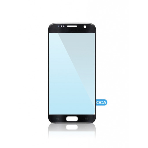 Front Glass With OCA Pre-Installed For Samsung Galaxy S7 (Black)