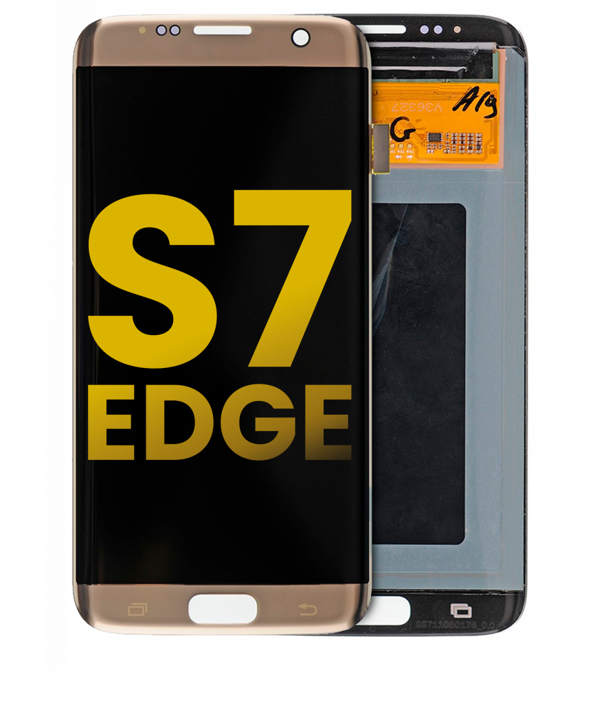 OLED Assembly Without Frame For Samsung Galaxy S7 Edge (Refurbished) (Gold) (All Models)