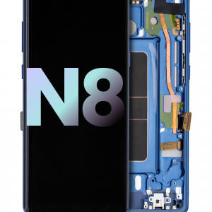 OLED Assembly With Frame For Samsung Galaxy Note 8 (Service Pack) (Blue)
