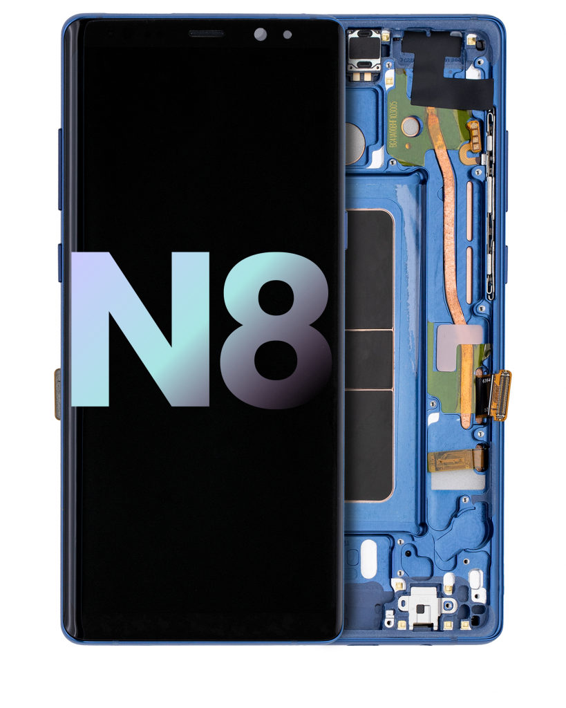 OLED Assembly With Frame For Samsung Galaxy Note 8 (Service Pack) (Blue)