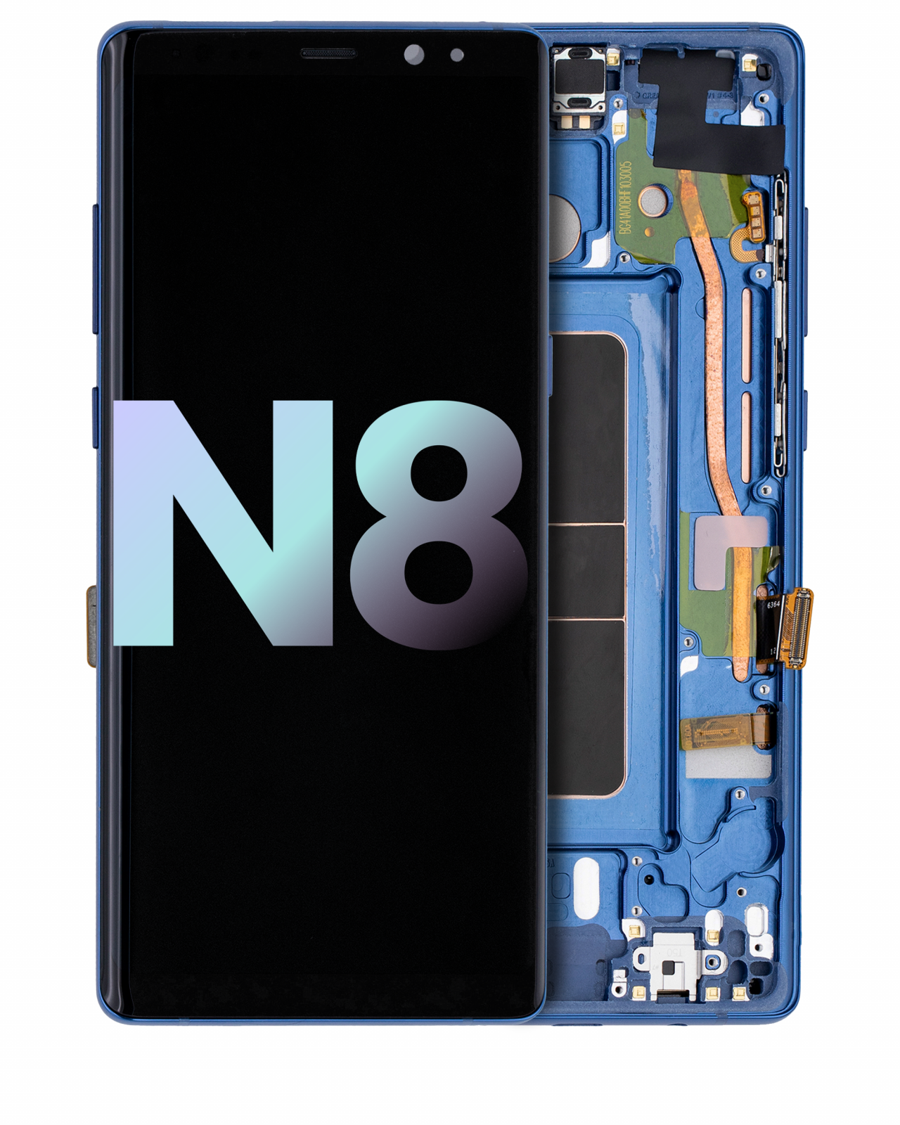 OLED Assembly With Frame For Samsung Galaxy Note 8 (Service Pack) (Blue)