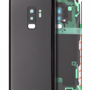 Back Cover Glass With Camera Lens For Samsung Galaxy S9 Plus (Service Pack) (Midnight Black)