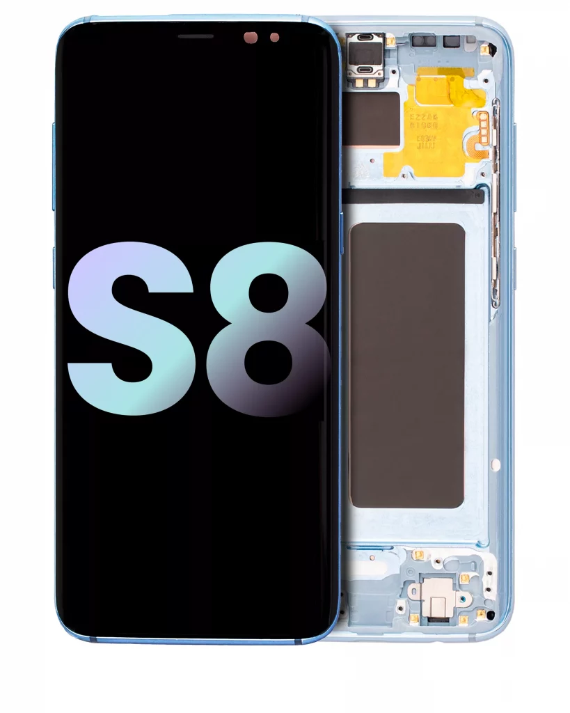 OLED Assembly With Frame For Samsung Galaxy S8 (Service Pack) (Coral Blue)