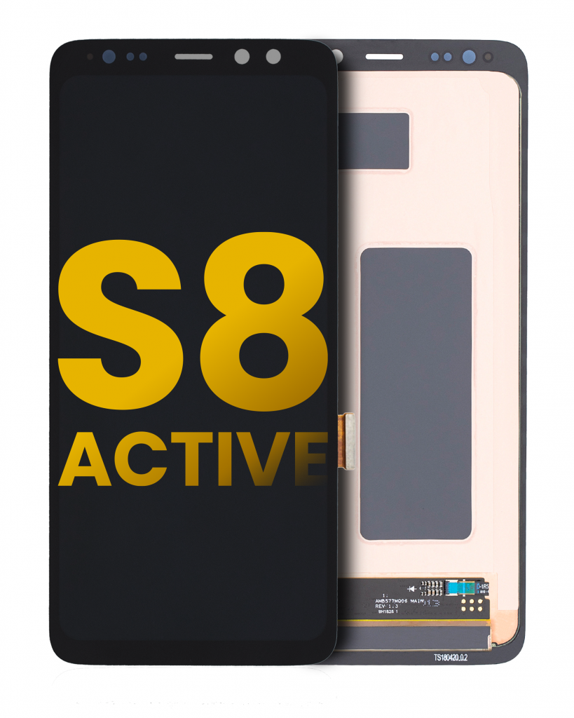OLED Assembly Without Frame For Samsung Galaxy S8 Active (Refurbished) (Meteor Gray)